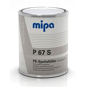MIPA P 67 S 1 kg, transparentný striekací tmel                                  